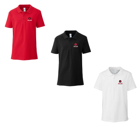 Atlas Learning Academy Clique Youth Cotton Polo